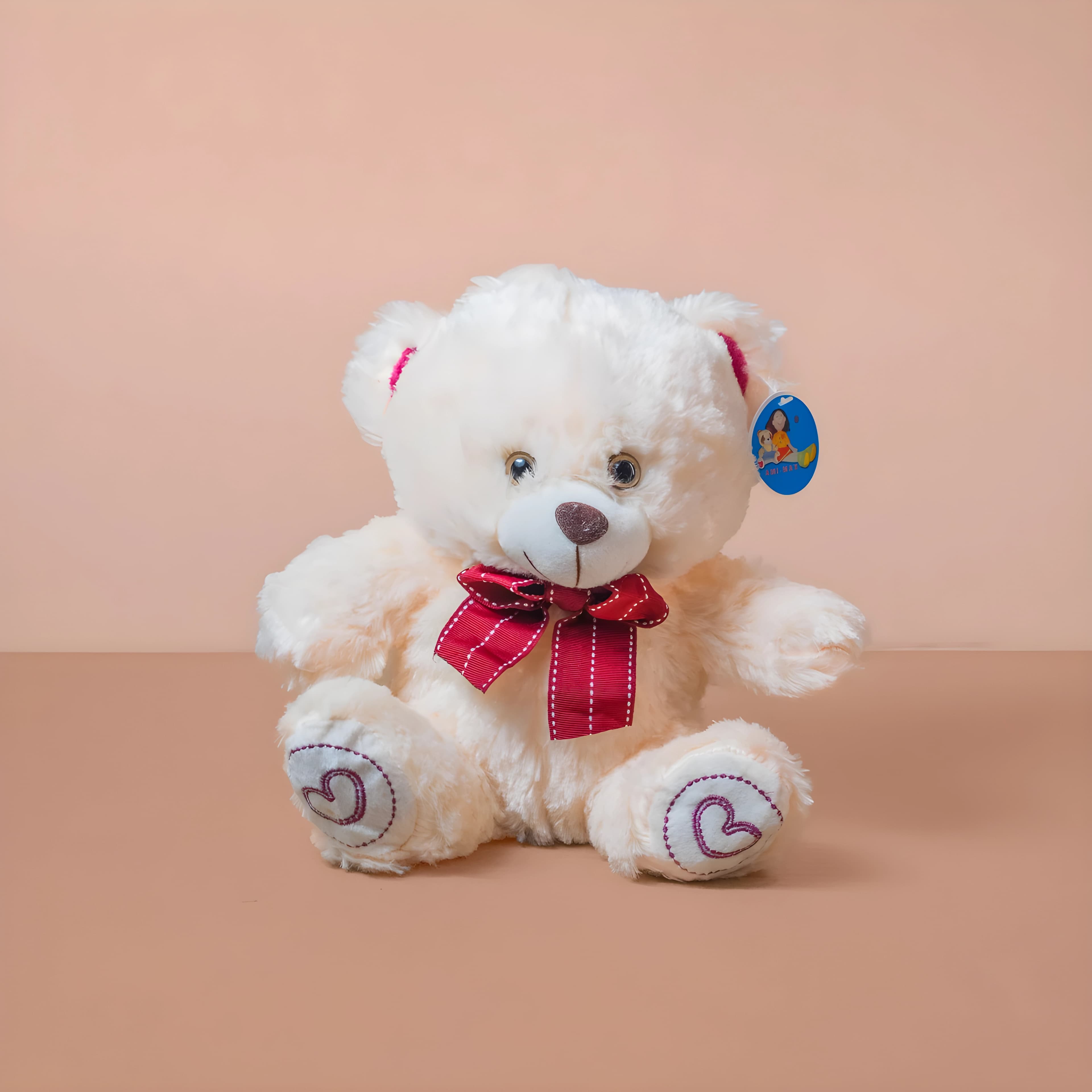 Oso con moña de Peluche