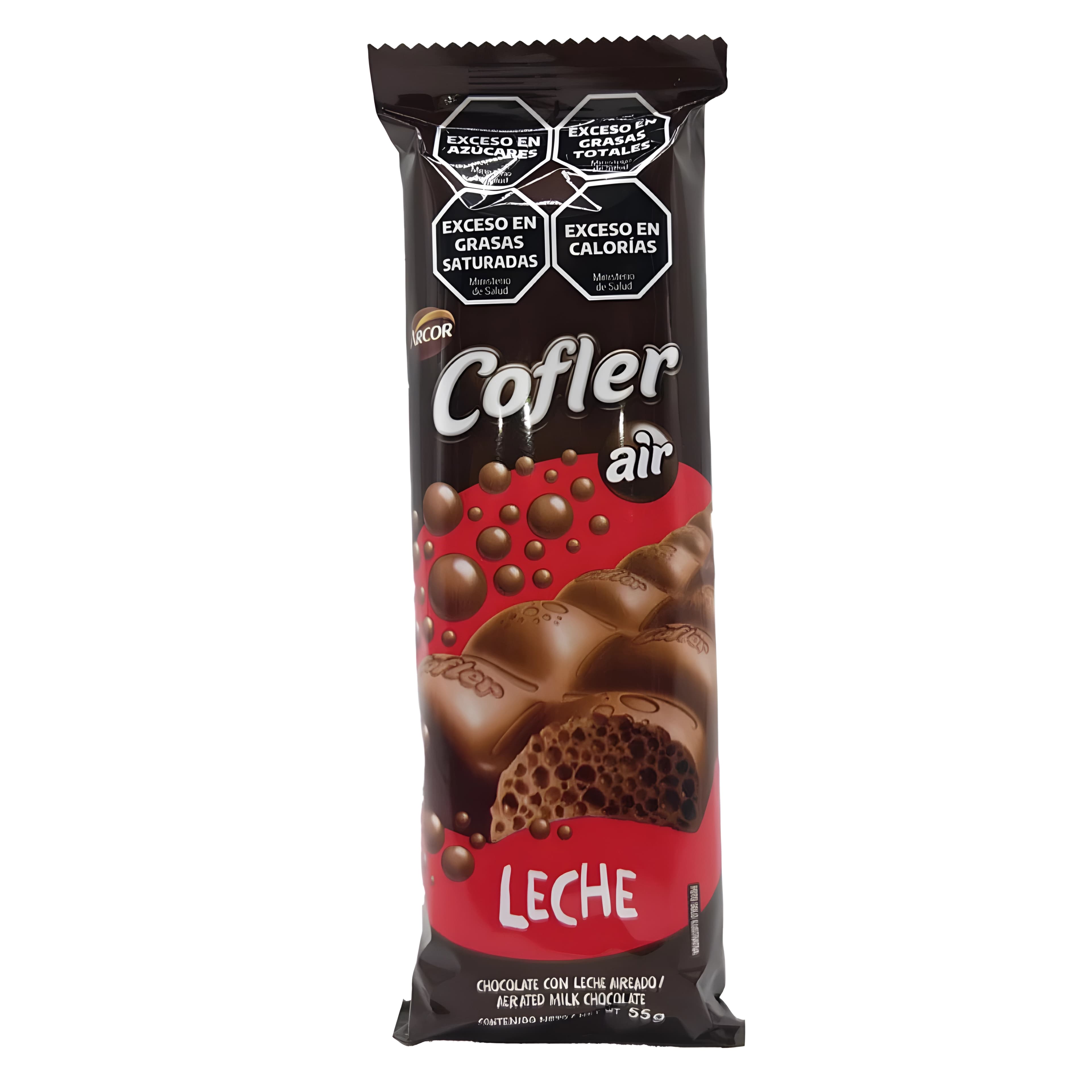 COFLER CHOCOLATE CON LECHE AIREADO 55 G